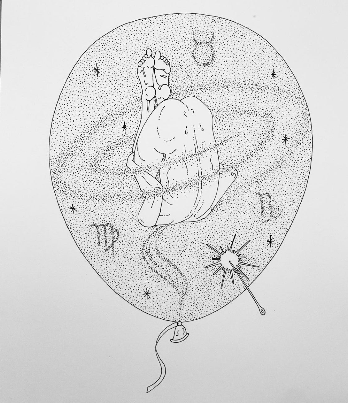 "The Trials and Tribulations of Being an Earth Sign" 8x10 Fine Art Print